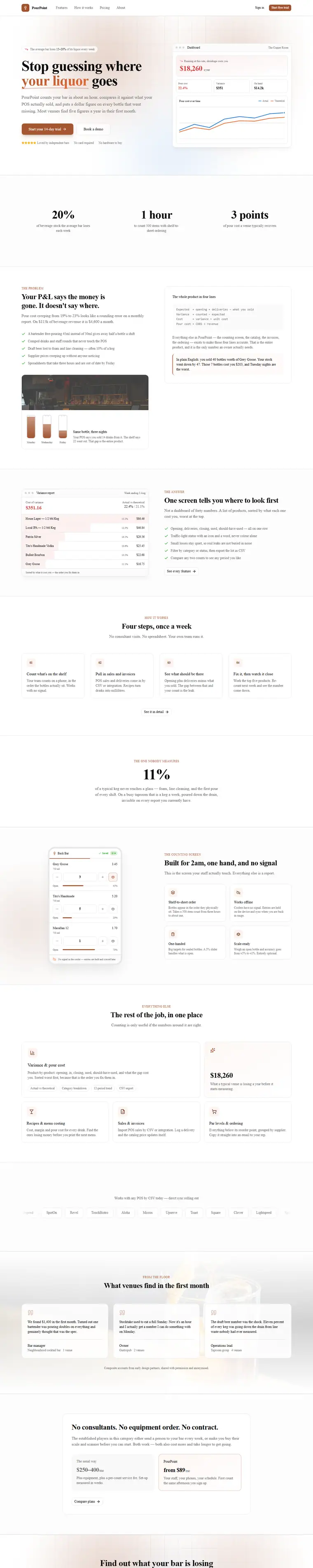 PourPoint website