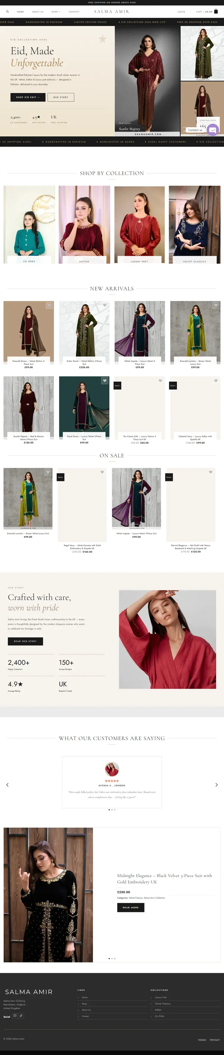 Salma Amir website